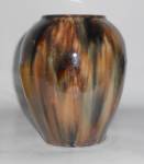 Click to view larger image of Brush McCoy Pottery Brown Onyx #050 Art Vase #2 (Image1)
