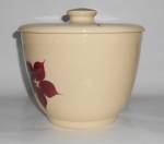 Click to view larger image of Vintage Watt Pottery Star Flower #59 Ice Bucket w/Lid (Image2)