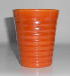 Click to view larger image of Bauer Pottery Ring Ware 6 Oz Orange Tumbler (Image2)
