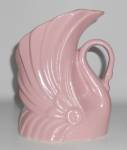 VINTAGE Niloak Pottery Pink Swan Vase
