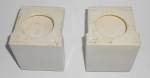 Click to view larger image of American Art Pottery Matte White Pair Book & Flower Pot (Image4)