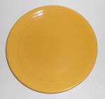 VINTAGE Bauer Pottery Ring Ware Yellow 9.5'' Plate
