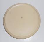 Click to view larger image of Roseville Pottery Creamware Juvenile Rabbit Baby Plate (Image2)