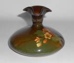Click to view larger image of VINTAGE Roseville Art Pottery Rozane Floral Squat Pitch (Image2)