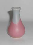 Click here to enlarge image and see more about item 38787: Camark Art Pottery Rose Over Green Bud Vase