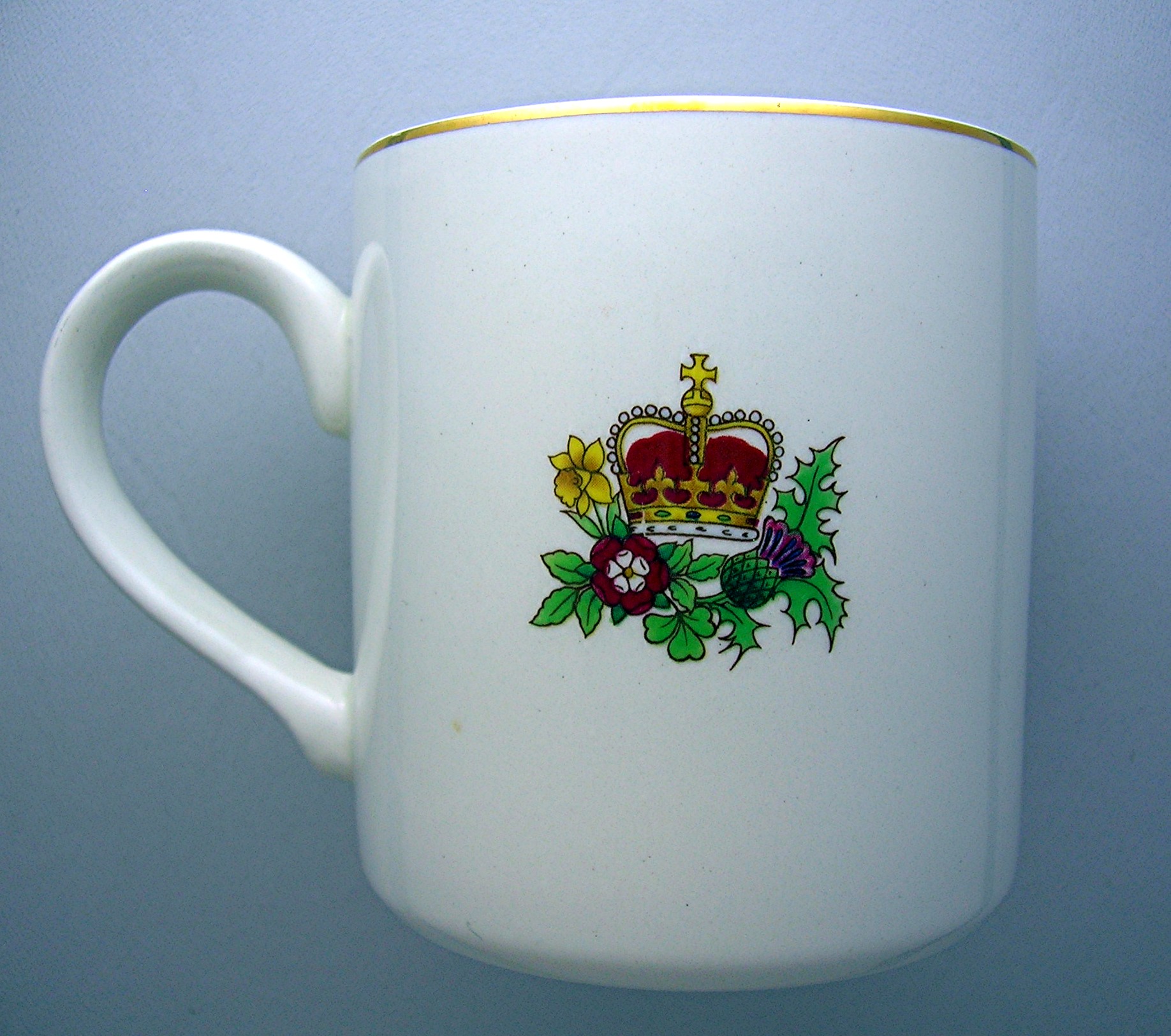 Queen Elizabeth Ii Silver Jubilee Coffee Mug