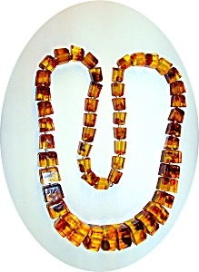 Baltic Amber Bugs Leaves  94 Grams Necklace (Image1)