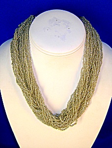 18 Inch 30 Strand Glass Bead Necklace (Image1)