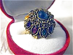 Patented Glass  Multi Jewelled Princess Ring (Image1)
