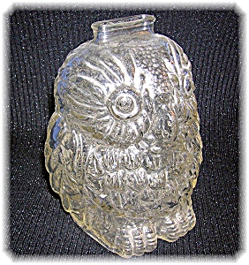 BANK - Vintage Glass Wise Old Owl Bank (Image1)