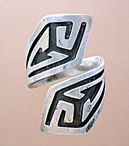 Sterling Silver Ethnic Look Wrap Ring