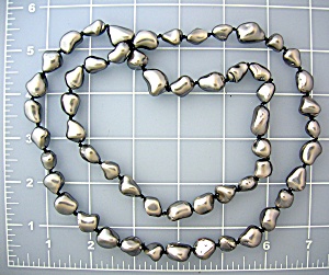 Grey Troca Pearl necklace 32 Inches (Image1)