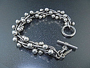 Sterling Silver Berries  Charles Albert toggle Bracelet (Image1)