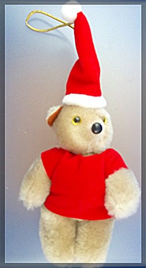 Christmas Tree Ornament Jointed Teddy Bear