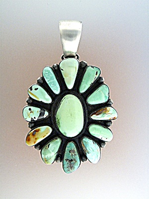 Native American Sterling Silver Orville Jack Turquoise  (Image1)