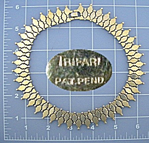 Trifari Pat Pending Gold Necklace