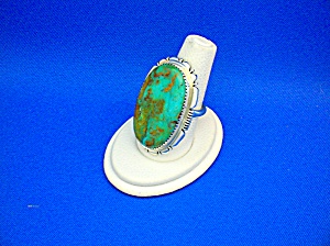 Sterling Silver Turquoise Signed B Piaso Jr Ring (Image1)
