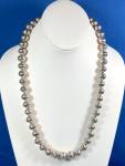 Navajo Pearls Sterling Silver Necklace 68 Grams