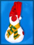 Click to view larger image of Christmas Handmade felt snowman decoration .. (Image2)