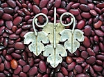 Click to view larger image of Sterling Silver Leaves Pendnt Signed MONFREDE (Image1)