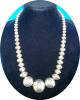 Click to view larger image of Navajo Pearls Sterling Silver 60s 116 Grams Necklace (Image2)