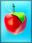 Click to view larger image of Pair of Apple Christmas tree ornaments (Image1)