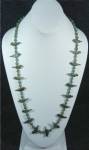 Click to view larger image of Jade Carved Birds Jadeite and Silver Beads Necklace (Image3)