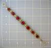 Click to view larger image of Ruby Sterling Silver Toggle Bracelet Bracelet Indonesia (Image3)