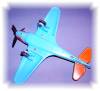 Click to view larger image of Metal Flying Tiger Tootsie Toy Aeroplane (Image2)