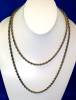Click to view larger image of  Necklace 41 Inch Rope Chain Silver (Image4)