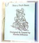 Click to view larger image of Bear-y Patch Bear - Polly - by Martha DeRaimo (Image3)