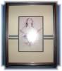 Click to view larger image of Cat  Print Lady Framed BUCHFIN 90(c)  (Image3)