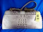 Click to view larger image of Brahmin Taupe Leather  'Miriam Mata' USA (Image3)