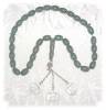 Click to view larger image of Prayer Beads  Green Gold Glass  & coins (Image2)
