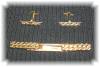 Click to view larger image of Vintage ANSON Cuff Links & Tie Holder, curb link (Image5)