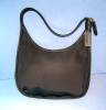 Click to view larger image of Coach Black Leather Microfibre Bag (Image2)