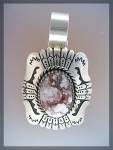Click to view larger image of Tommy Singer RIP Wild Horse Sterling Silver Pendant (Image7)