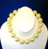 Click to view larger image of Necklace, Faux Pearls, 16 Inches  3/4 Inch Faux Pearls (Image5)