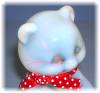 Click to view larger image of Fenton Opalescent Glass Teddy Bear Red Neck Tie (Image4)