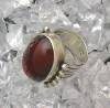 Click to view larger image of Designer Sterling Silver Carnelian Ring . . . . . . . (Image8)
