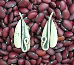 RENOIR Sterling Silver Leaf Clip Earrings