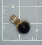 Click to view larger image of Sterling Silver Black Onyx Pendant Signed NAN (Image6)