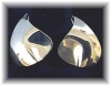 Click to view larger image of Artist Signed Sterling Silver Pierced Earrings (Image2)