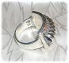 Click to view larger image of Navajo Sterling Silver Tommie Charlie Ring (Image3)