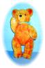 Click to view larger image of Vintage Golden Mohair Fully Jointed Bear (Image3)