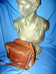 Click to view larger image of  HOBO Purse Organizer Over The Shoulder, Brown Leather (Image6)