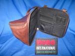 Click to view larger image of  HOBO Purse Organizer Over The Shoulder, Brown Leather (Image8)
