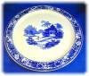 Click to view larger image of Syracuse Restaurant  China Dinner Plate Blue Oriental P (Image5)