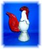 Click to view larger image of HANDCRAFTED ART GLASS ROOSTER CHICKEN DECORATION (Image2)