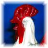 Click to view larger image of HANDCRAFTED ART GLASS ROOSTER CHICKEN DECORATION (Image3)